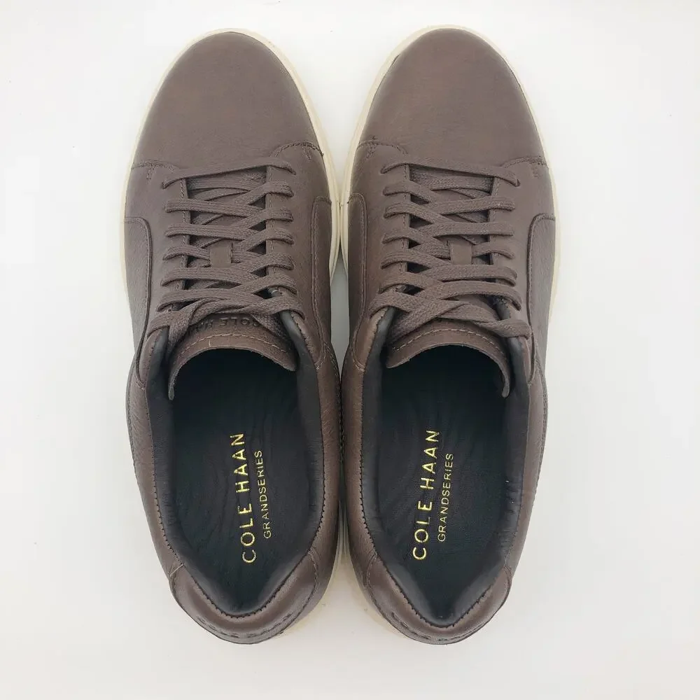 Cole Haan Mens Jensen Casual Sneakers Size 9.5 WIDE EU 42.5 Brown Leather NIB